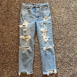 Hollister Ultra High-Rise Crop Vintage Straight, EUC, Size 5R, 27” W 26” L